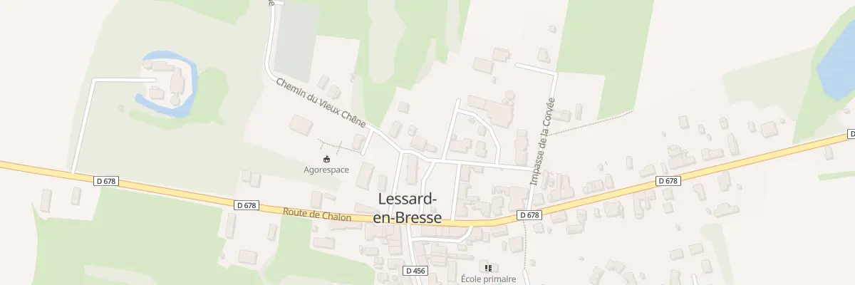 Plan du 3 Pl de l’Eglise à Lessard-en-Bresse