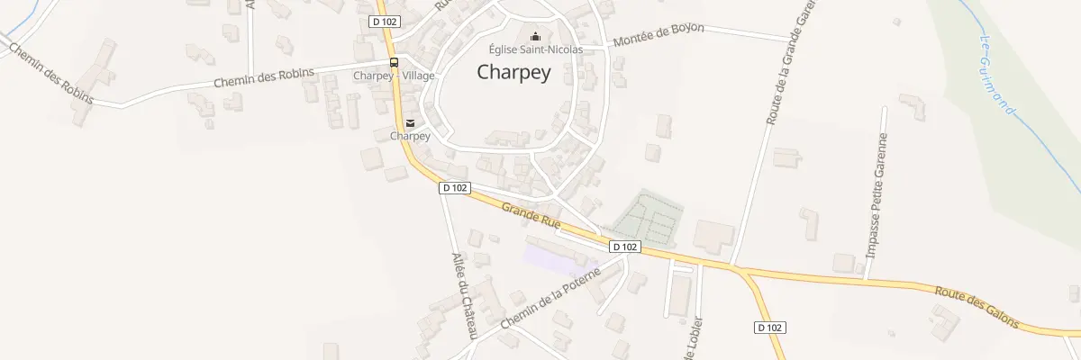 Plan du 30 Rue des Marnes à Charpey