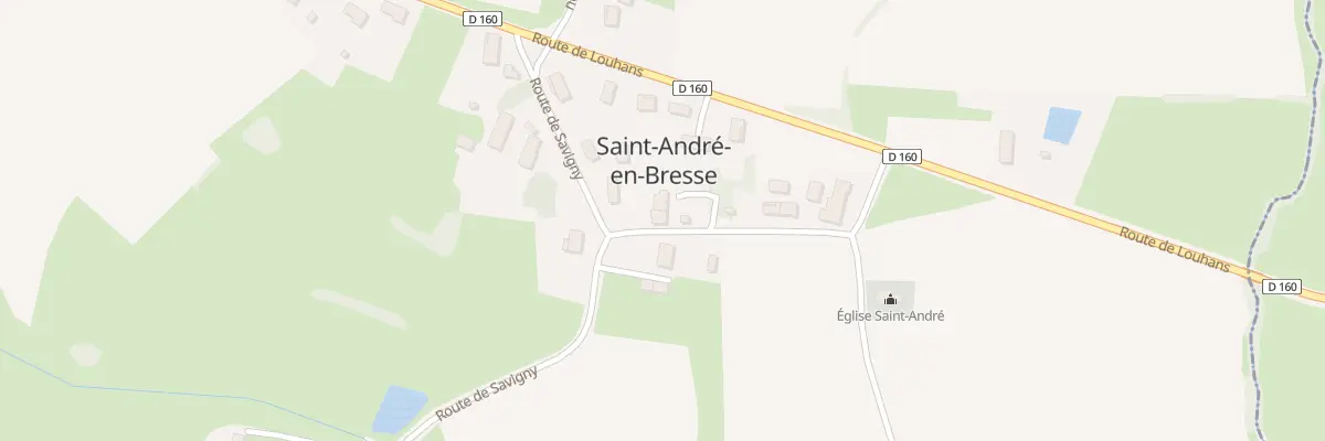 Plan du 8 Rue de l’Eglise St Andre à Saint-André-en-Bresse