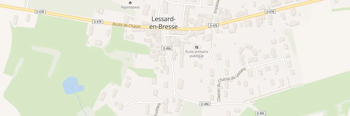 Plan du 5081 Lessard à Lessard-en-Bresse