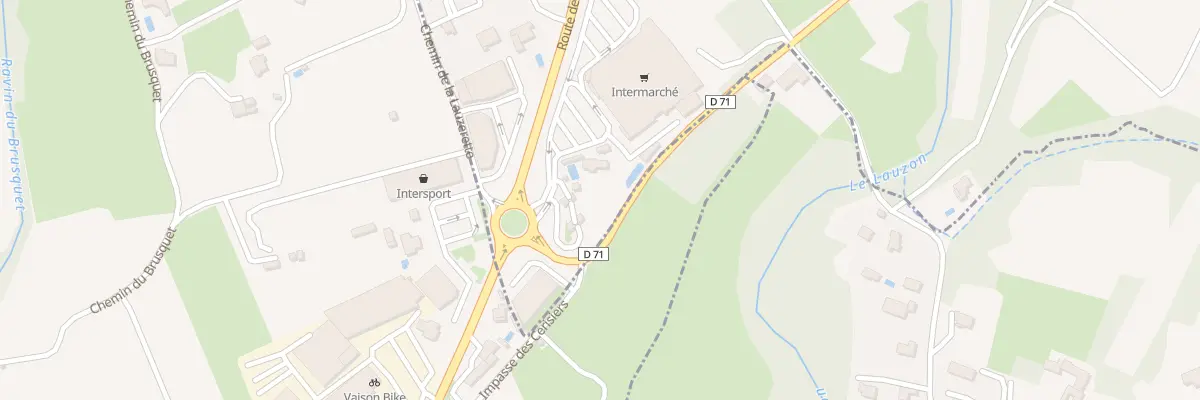 Plan du 5182 Le Bas Flez à Saint-Romain-en-Viennois