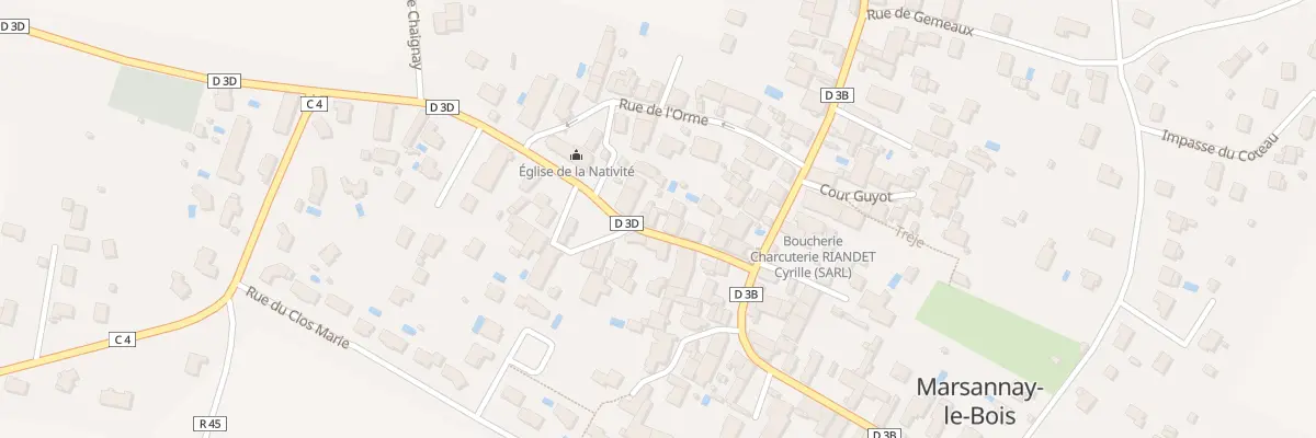 Plan du 12 Rue de l’Eglise à Marsannay-le-Bois