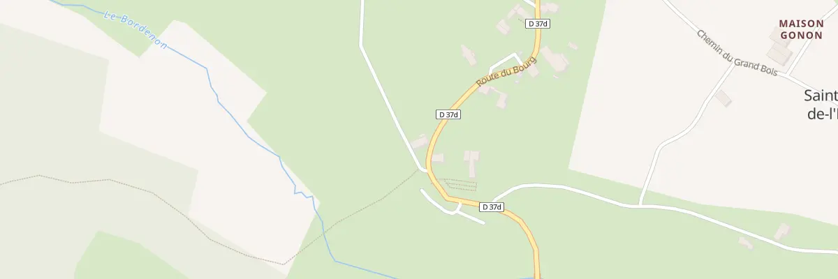 Plan du 5033 Le Village à Saint-Julien-de-l’Herms