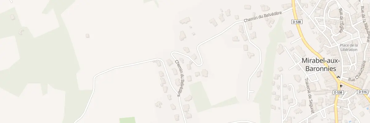 Plan du 5711 Les Montees à Mirabel-aux-Baronnies