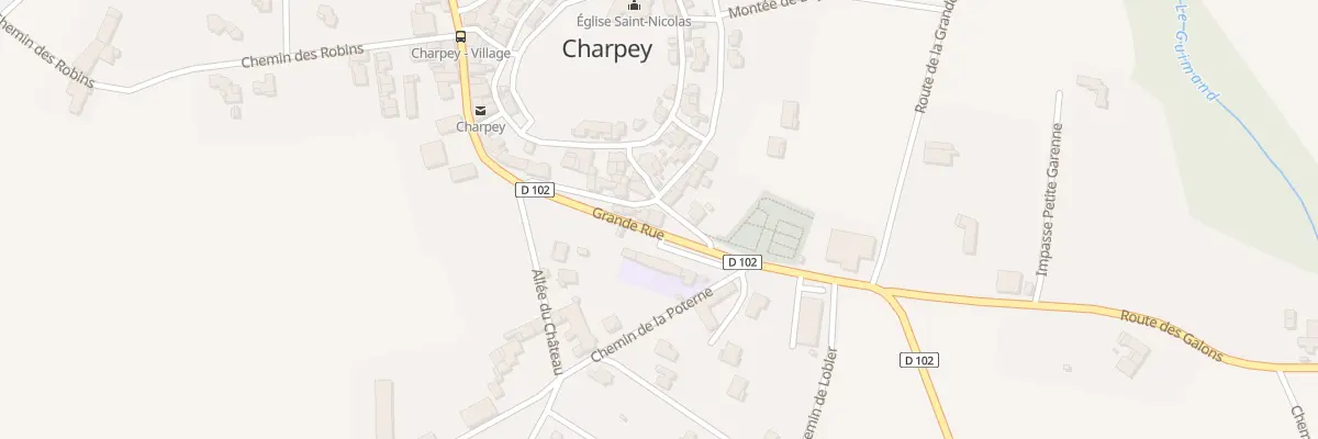 Plan du 60 Rue des Marnes à Charpey