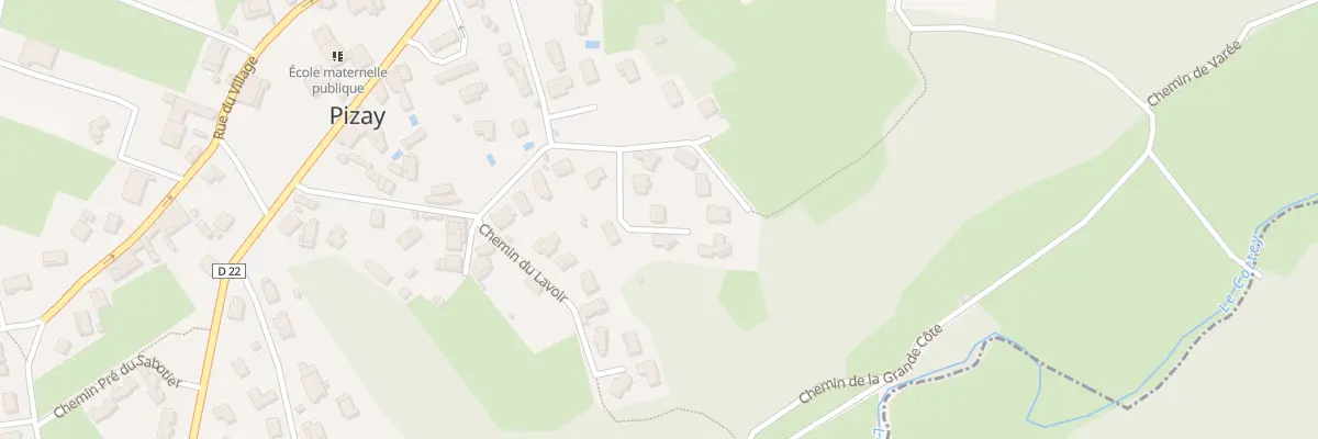 Plan du 5227 Au Crozat à Pizay