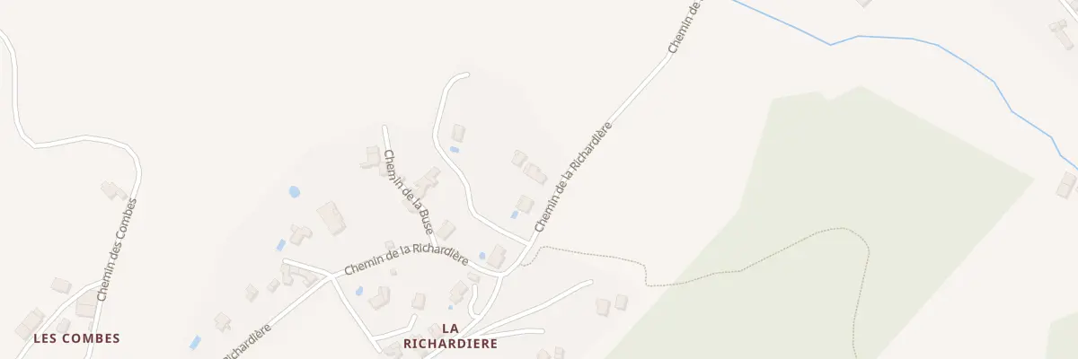 Plan du 9002 La Richardiere à Châteaudouble