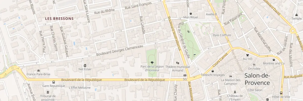 Plan du 69 Bd Georges Clémenceau à Salon-de-Provence