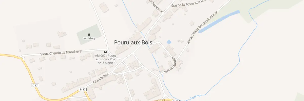 Plan du 10 Rue du Moulin à Pouru-aux-Bois