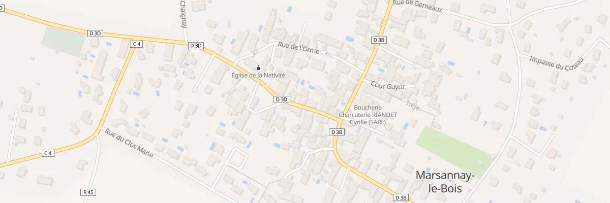 Plan du 10 Rue de l’Eglise à Marsannay-le-Bois