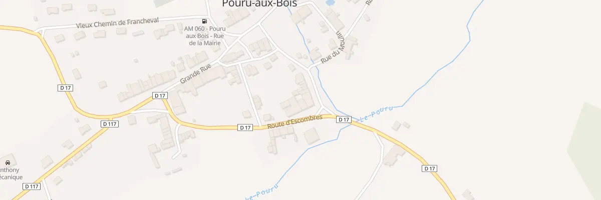 Plan du 9 Rue du Moulin à Pouru-aux-Bois