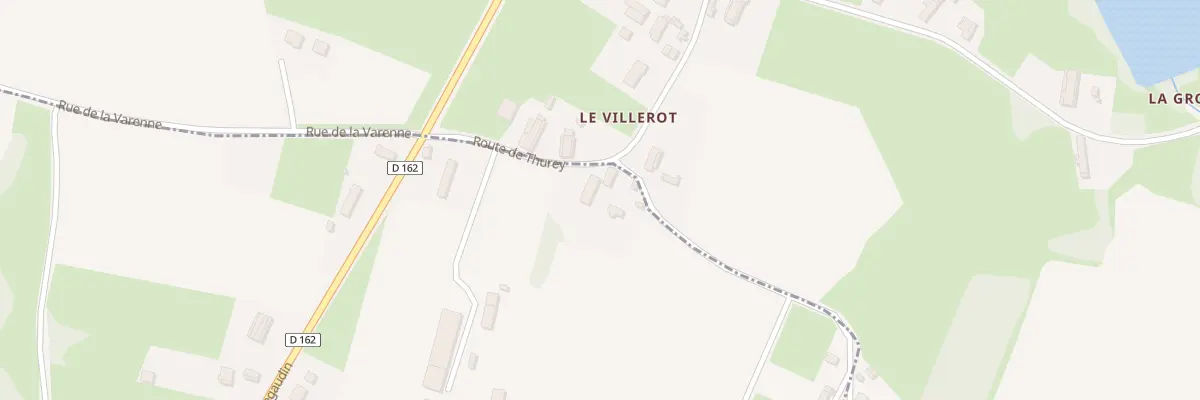 Plan du 2 Rte de Thurey à Lessard-en-Bresse