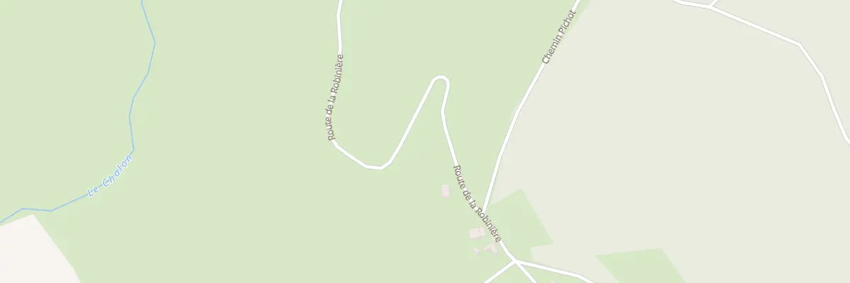Plan du 660 Rte de la Robinière au Chalon
