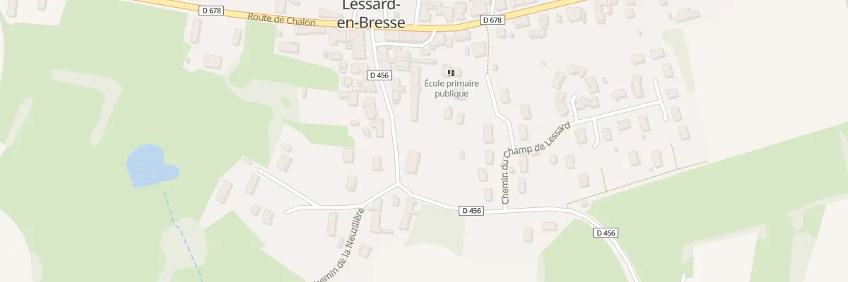Plan du 6 Rte de Louhans à Lessard-en-Bresse