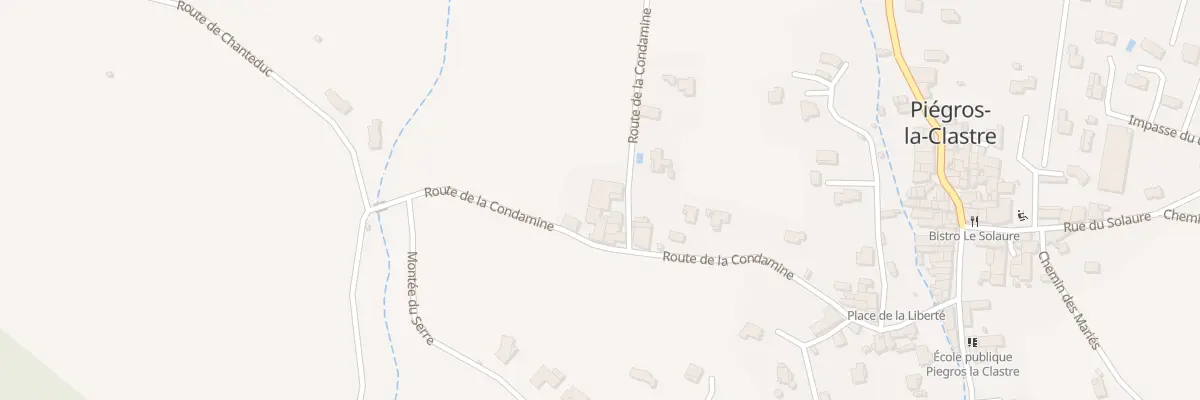 Plan du 5050 La Condamine à Saint-Sauveur-en-Diois