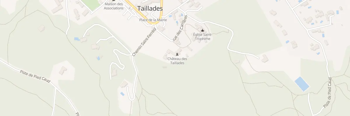 Plan du 1 Av du Château à Taillades