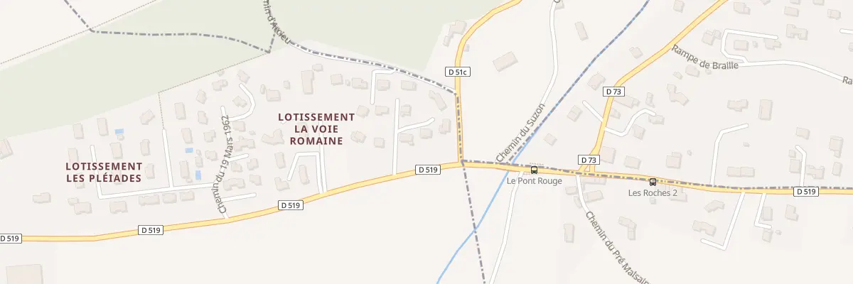 Plan du 997 Rte de Grenoble à Saint-Barthélemy