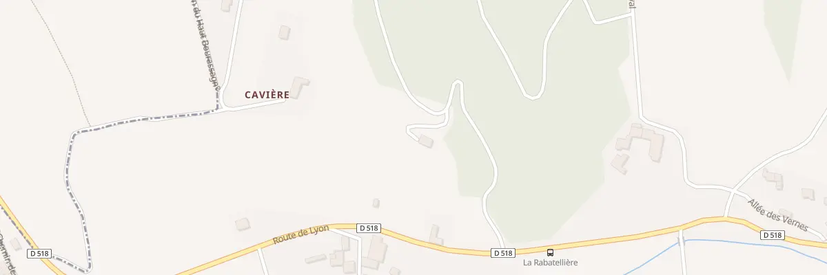 Plan du 221 Mte de la Rabatelliere à Royas