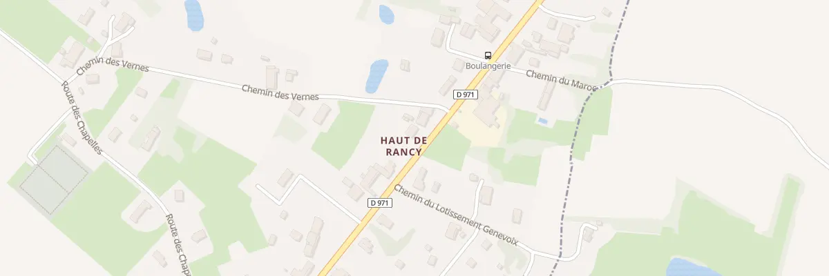 Plan du 79 Che des Vernes à Rancy