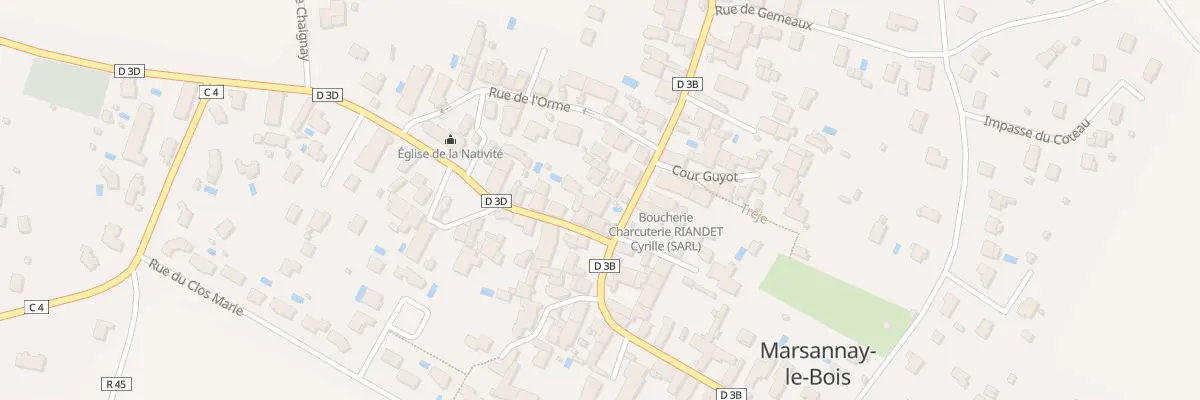 Plan du 3 Rue de la Liberté à Marsannay-le-Bois
