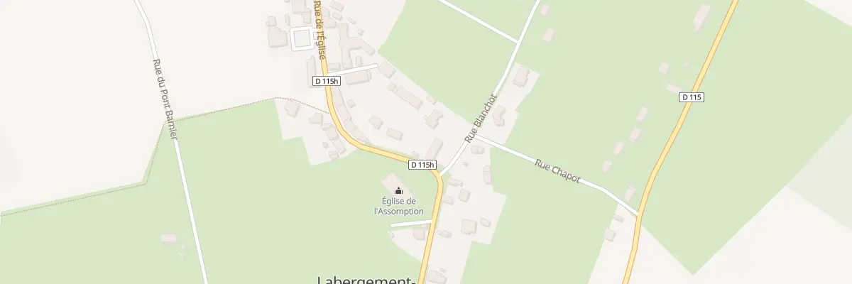 Plan du 14 Rue de l’Eglise à Labergement-lès-Seurre