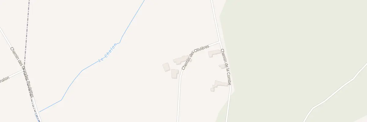 Plan du 108 Che des Olivieres à Pommier-de-Beaurepaire