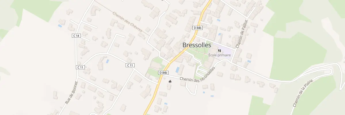 Plan du 93 Grande Rue à Bressolles