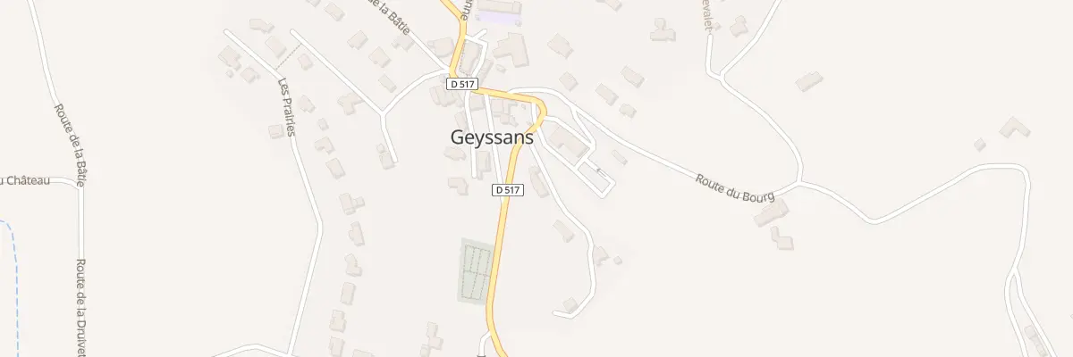 Plan du 50 Rue des Tilleuls à Geyssans