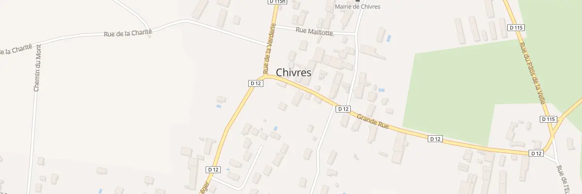 Plan du 2 Gr Grande Rue à Chivres