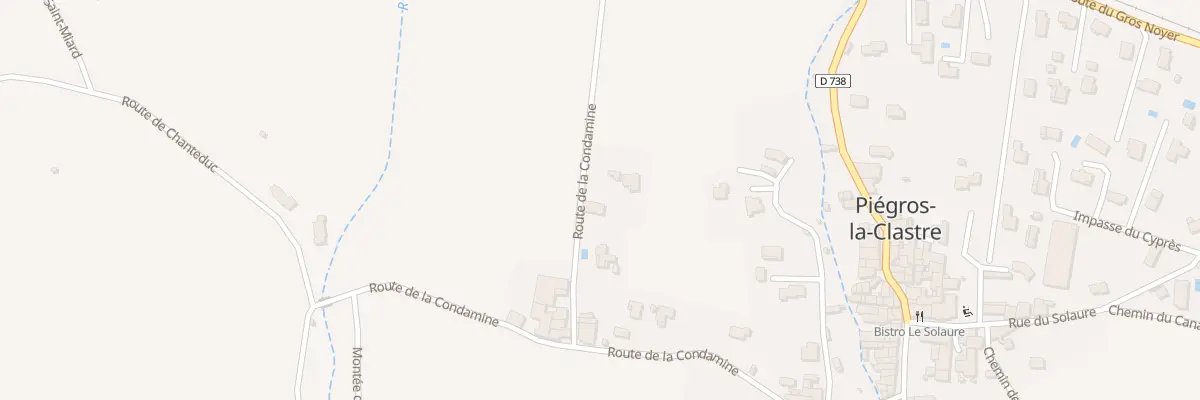 Plan du 5116 La Condamine à Piégros-la-Clastre