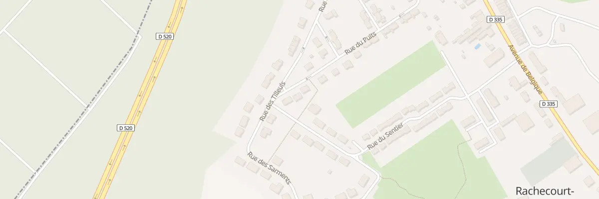 Plan du 29 Rue du Puits à Rachecourt-sur-Marne