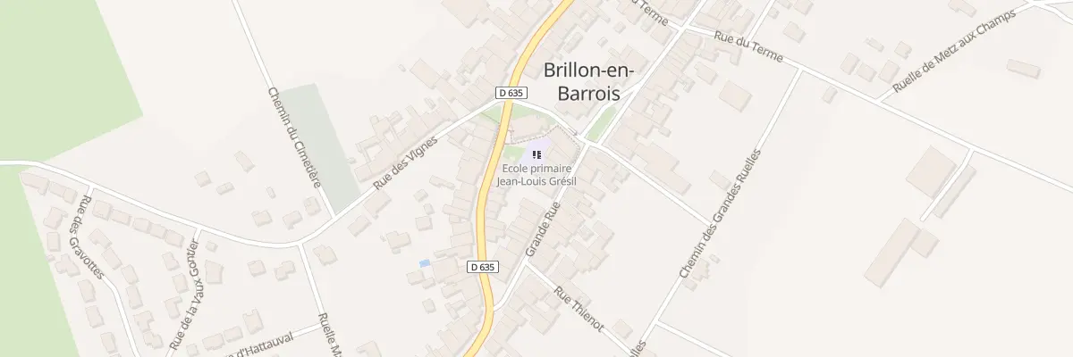 Plan du 34 Rue de Bar le Duc à Brillon-en-Barrois