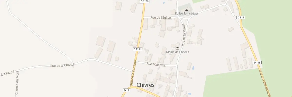 Plan du 2 Rue de la Verderie à Chivres