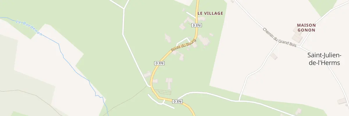 Plan du 257 Rte du Bourg à Saint-Julien-de-l’Herms