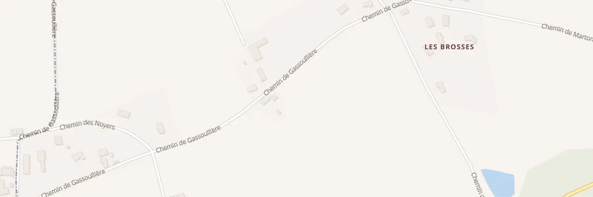 Plan du 547 Chem de Gassoullieres à Royas