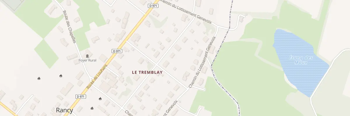 Plan du 358 Rte du Tremblay à Rancy