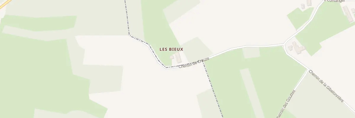 Plan du 200 Che de Creuze à Saint-Martin-le-Châtel