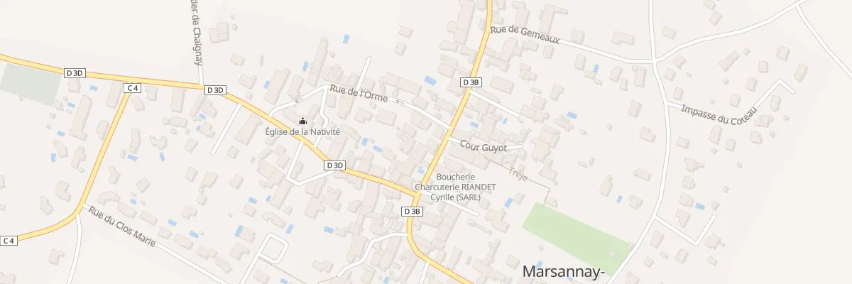 Plan du 9 Rue de la Liberté à Marsannay-le-Bois