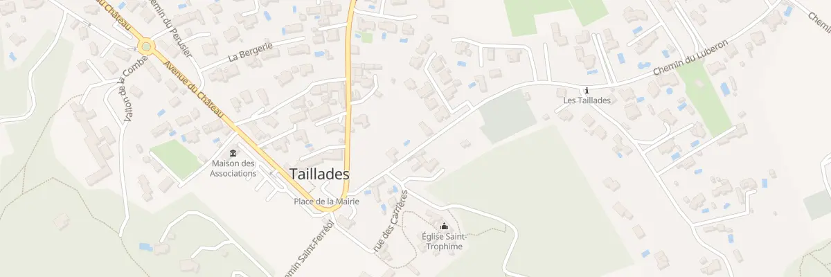 Plan du 87 Che du Luberon à Taillades