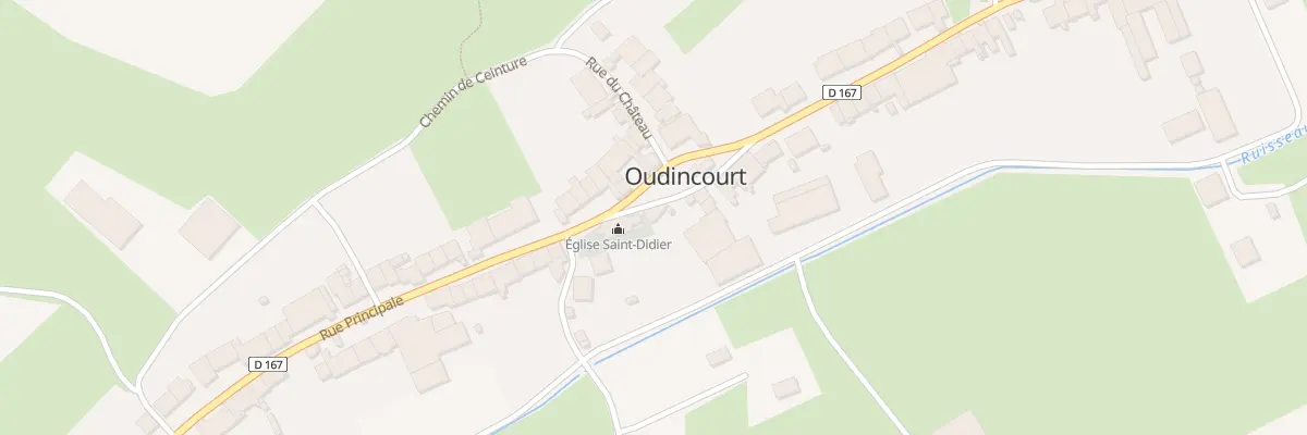 Plan du 5 Rue de la Fontaine à Oudincourt