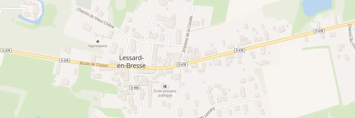 Plan du 1 Imp de la Corvée à Lessard-en-Bresse