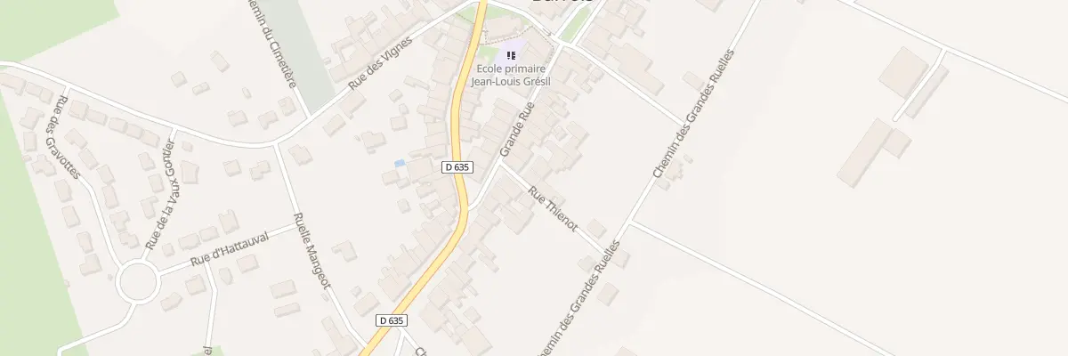 Plan du 1 Rue Thienot à Brillon-en-Barrois