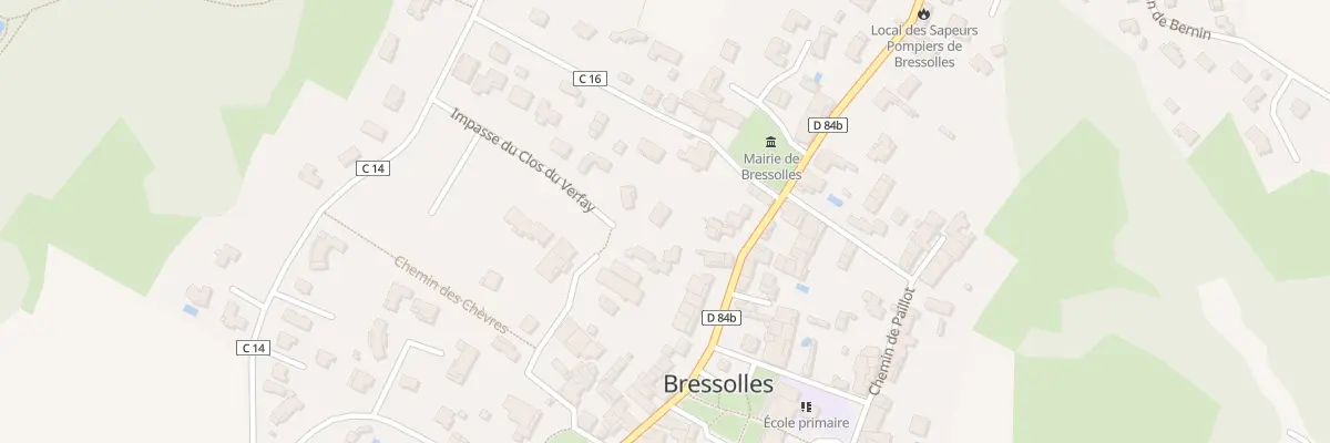 Plan du 251 Grande Rue à Bressolles