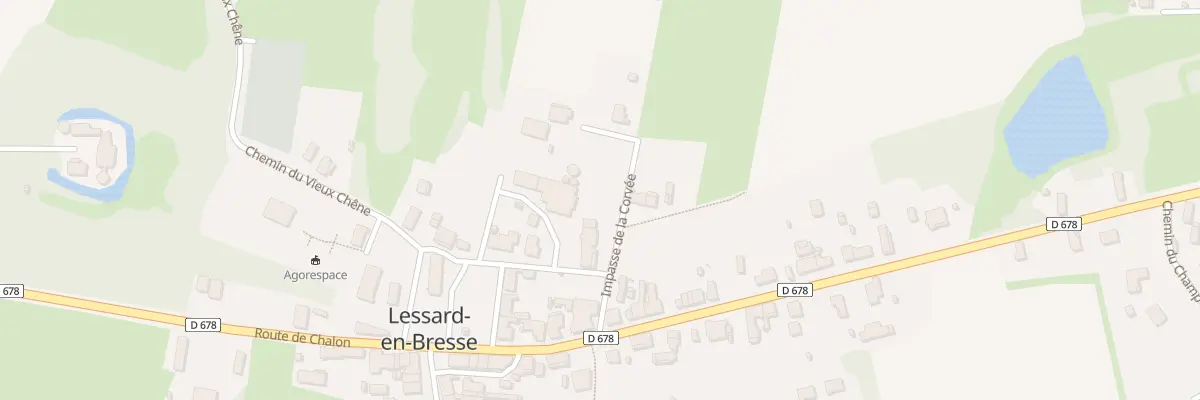 Plan du 3 Imp de la Corvée à Lessard-en-Bresse