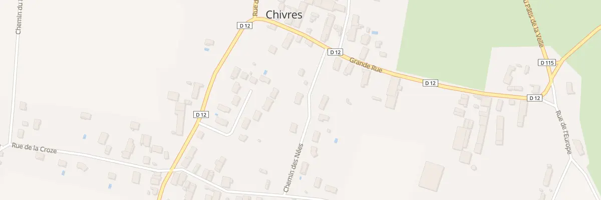 Plan du 3 Che des Nées à Chivres