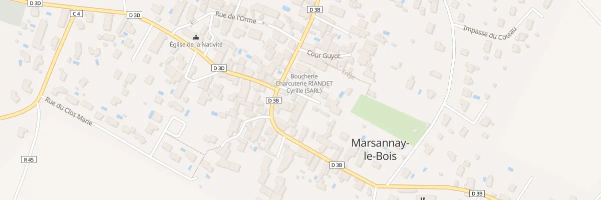 Plan du 2 Rue des Bons Enfants à Marsannay-le-Bois