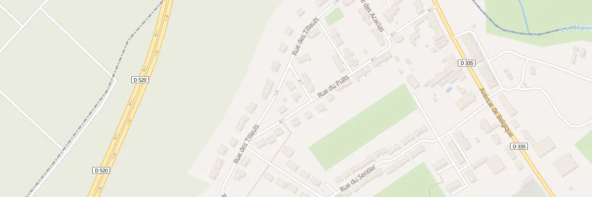 Plan du 1 Rue des Cornouillers à Rachecourt-sur-Marne