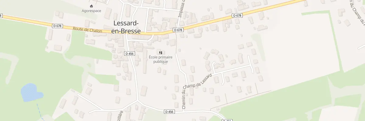 Plan du 6 Imp de l’Ecole à Lessard-en-Bresse