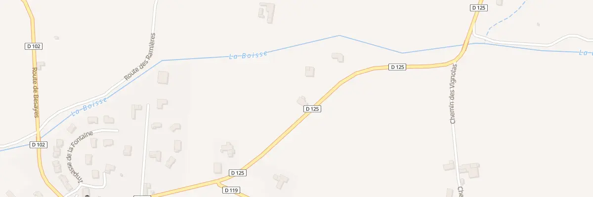 Plan du 435 Rte de Saint Nazaire En Royans à Charpey