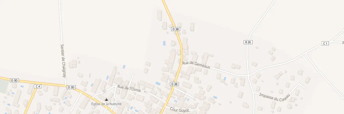 Plan du 1 Rue des Combottes à Marsannay-le-Bois